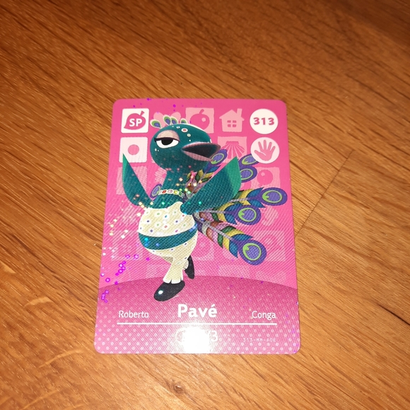 Pavé / ベルリーナ 🌈holographic🌈 amiibo card - Picture 1 of 2